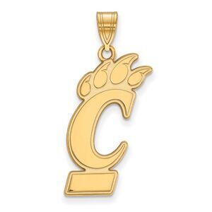 10k Yellow Gold U of Cincinnati XL Pendant